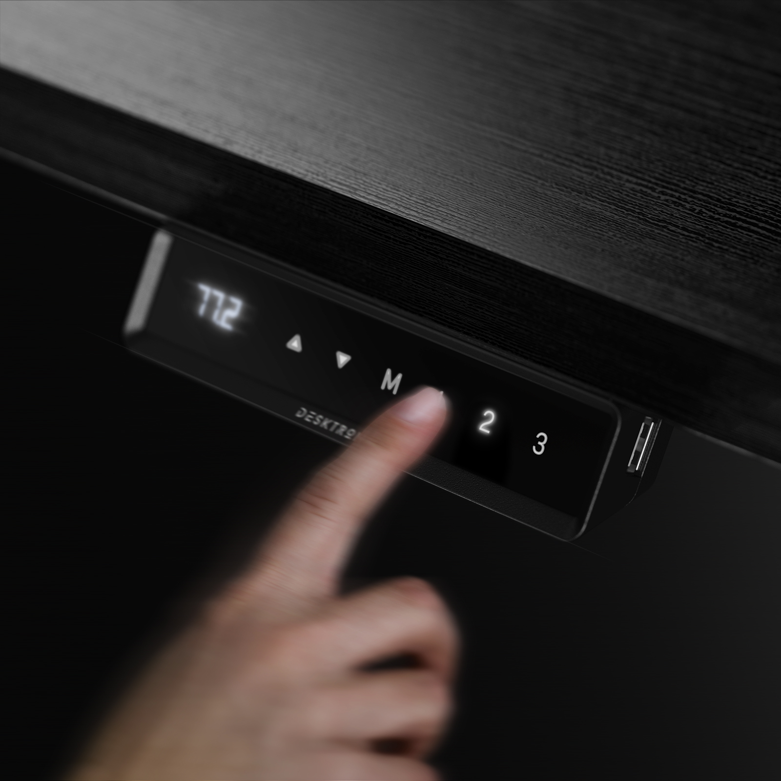 Desktronic touch control panel designed by Lesid